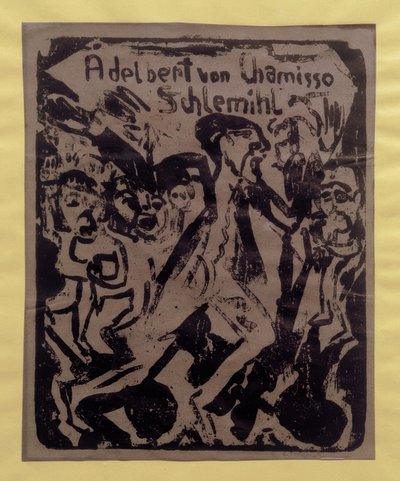 Portada de Peter Schlemihl de Ernst Ludwig Kirchner