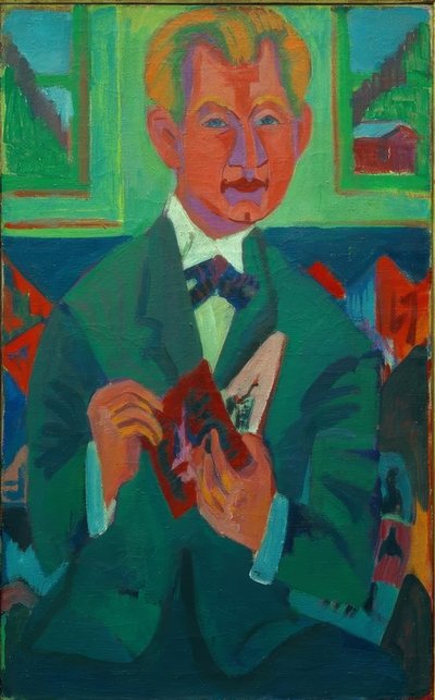 Retrato de Edwin Redslob de Ernst Ludwig Kirchner