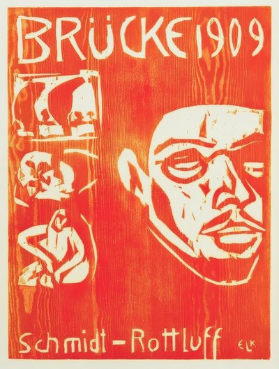 Retrato de Schmidt-Rottluff de Ernst Ludwig Kirchner