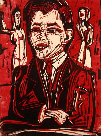 Retrato del Dr. Grohmann de Ernst Ludwig Kirchner