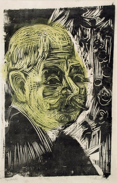 Retrato del Dr. Spengler, 1919 de Ernst Ludwig Kirchner