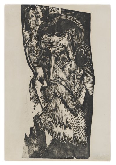 Retrato de Ludwig Schames de Ernst Ludwig Kirchner