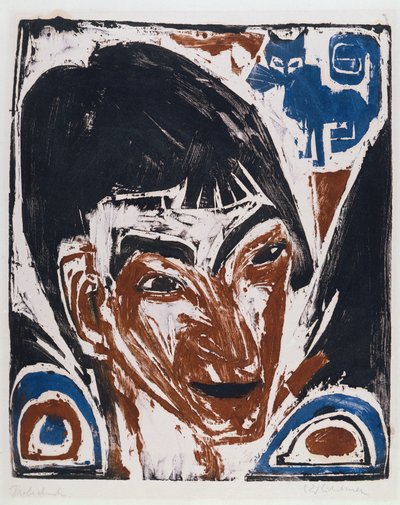 Retrato de Otto Mueller de Ernst Ludwig Kirchner