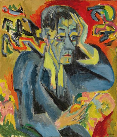 Retrato del poeta Leonhard Frank de Ernst Ludwig Kirchner