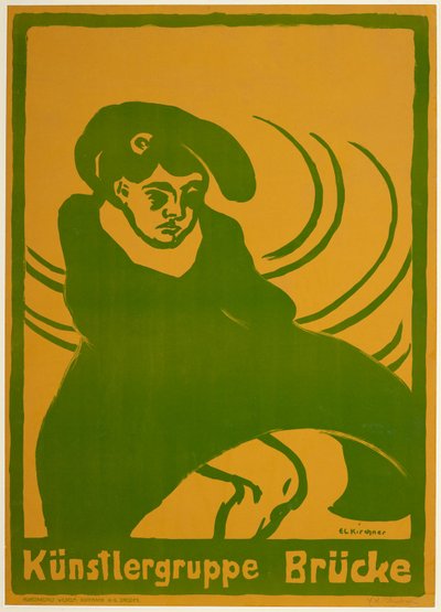 Póster para Die Brücke de Ernst Ludwig Kirchner