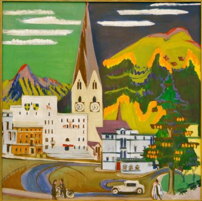 Ayuntamiento de Davos Platz de Ernst Ludwig Kirchner