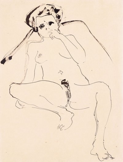 Desnudo reclinado de Ernst Ludwig Kirchner