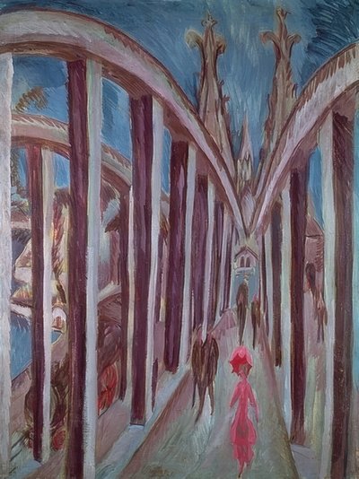 Puente del Rin en Colonia. 1914 de Ernst Ludwig Kirchner