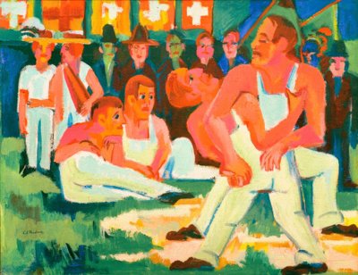 Luchador de Ernst Ludwig Kirchner