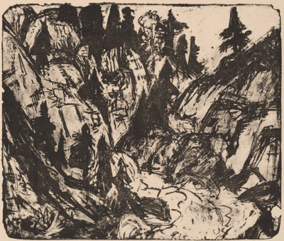 Arroyo Rocoso de Ernst Ludwig Kirchner