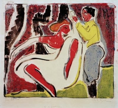 Pareja de bailarines rusos de Ernst Ludwig Kirchner