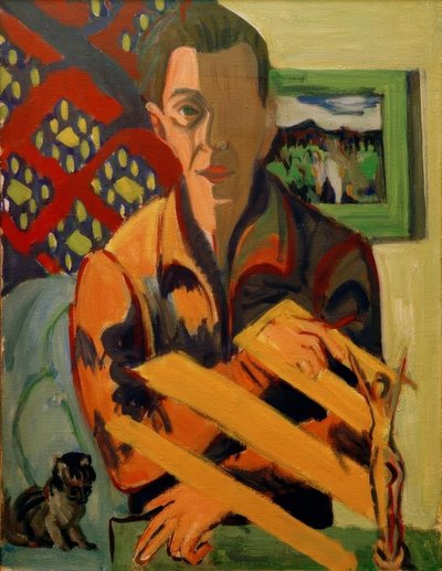 Autorretrato de Ernst Ludwig Kirchner