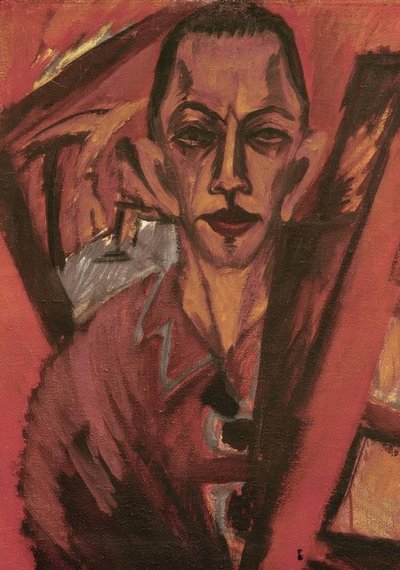 Autorretrato de Ernst Ludwig Kirchner