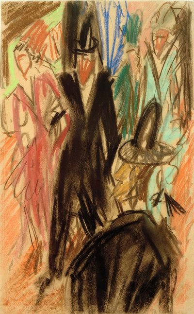 Escena callejera de Ernst Ludwig Kirchner