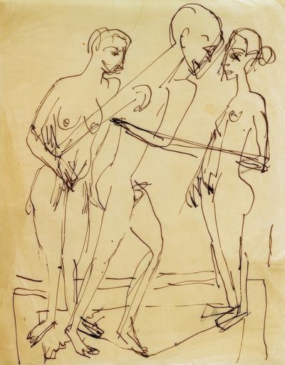 Baile entre las mujeres de Ernst Ludwig Kirchner