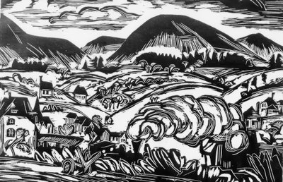 Paisaje de Taunus de Ernst Ludwig Kirchner