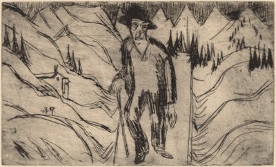 El vagabundo de Ernst Ludwig Kirchner