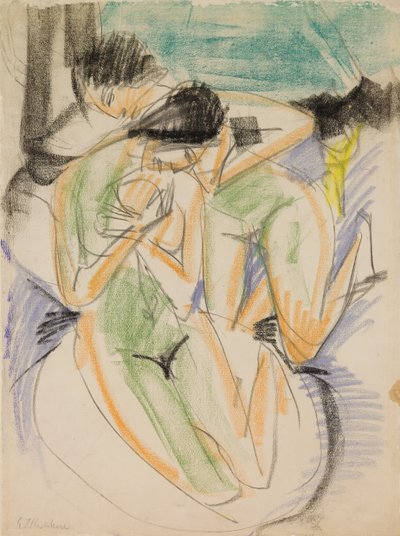 Dos desnudos de Ernst Ludwig Kirchner