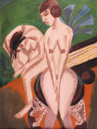 Dos Desnudos en la Habitación de Ernst Ludwig Kirchner