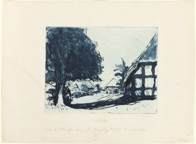 Calle del pueblo de Ernst Ludwig Kirchner