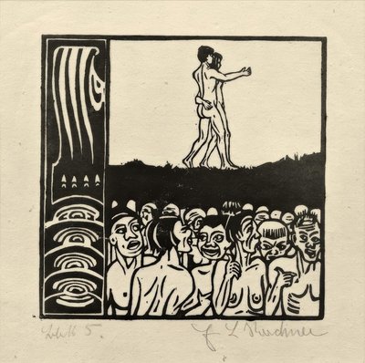 Ante la gente de Ernst Ludwig Kirchner