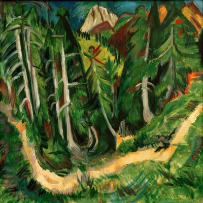 Barranco del Bosque Stafel de Ernst Ludwig Kirchner