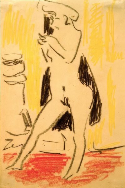 Modelo femenino de Ernst Ludwig Kirchner