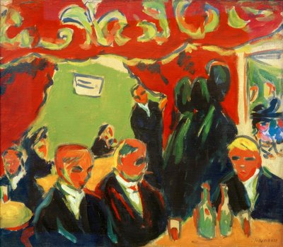 Taberna de vinos de Ernst Ludwig Kirchner