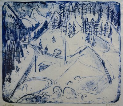 Paisaje Invernal de Ernst Ludwig Kirchner