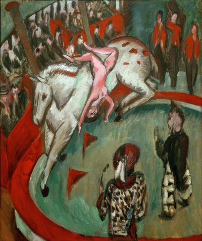 Jinete de circo de Ernst Ludwig Kirchner