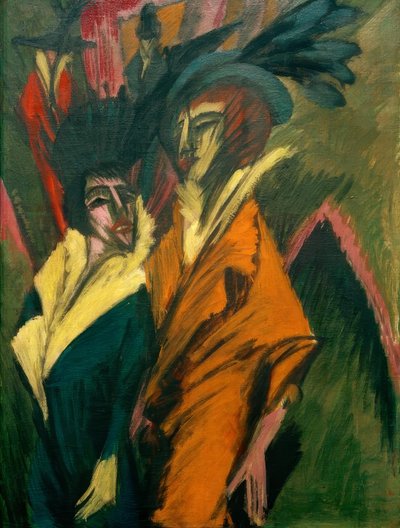 Dos mujeres en la calle de Ernst Ludwig Kirchner