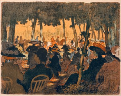 Personas en el parque de Ernst Matthes