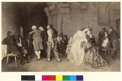 Despedida de María Antonieta de Lewis XVI y su salida de la cárcel de Ernst Meisel