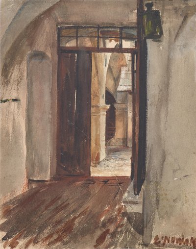 Pasillo y patio de Ernst Nowak