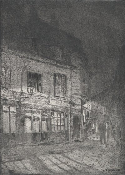 Lille: Liebesgässchen, 1916 de Ernst Oppler