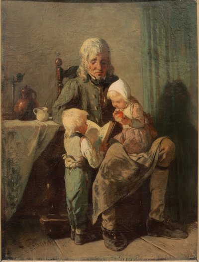 Abuelo y nietos de Ernst Schalck