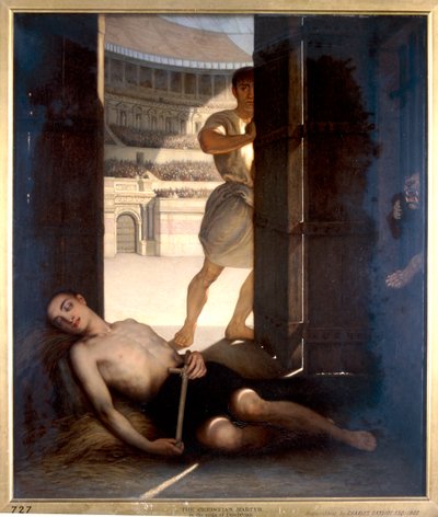 Un mártir cristiano, 1863 de Ernst Slingeneyer