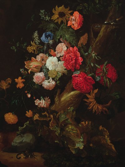 Naturaleza muerta con flores de Ernst Stuven