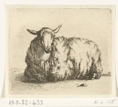 Mentir ovejas desde el frente de Ernst Willem Jan Bagelaar