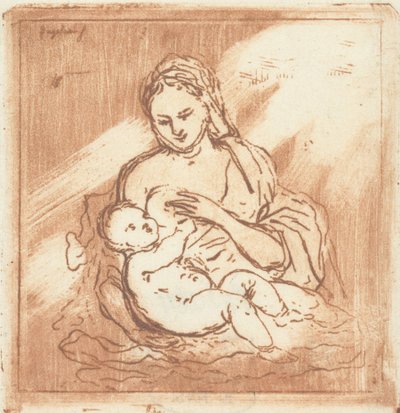 María amamanta a Cristo de Ernst Willem Jan Bagelaar