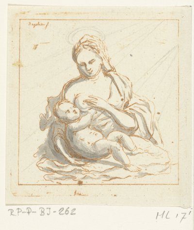 María amamanta a Cristo de Ernst Willem Jan Bagelaar