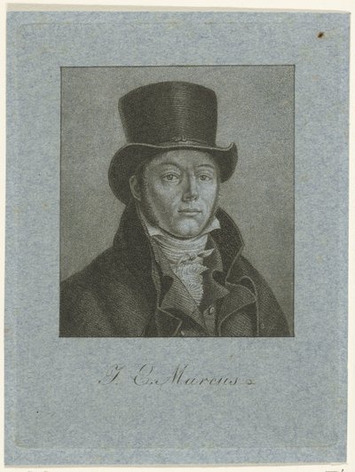 Retrato de Jacob Ernst Marcus de Ernst Willem Jan Bagelaar