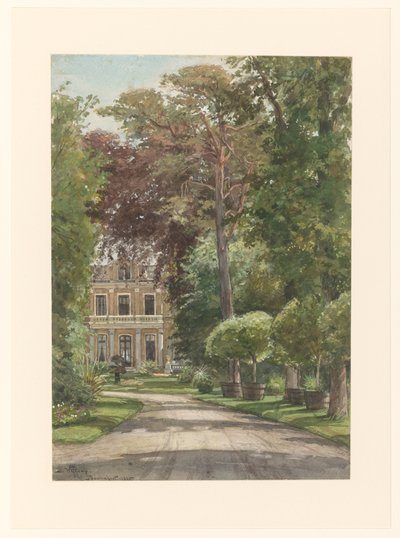 El Spaarnhout exterior de Ernst Witkamp (signed by artist)