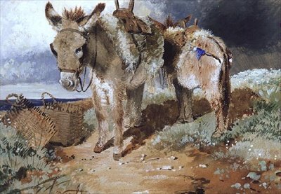 Burros, 1855 de Erskine Nicol