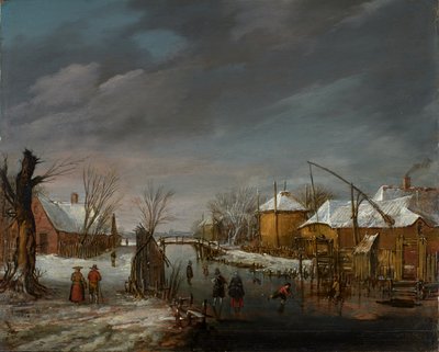 Escena de invierno de Esaias I van de Velde