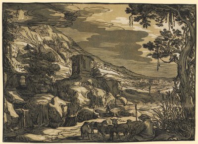Paisaje arcádico de Esaias van de Velde