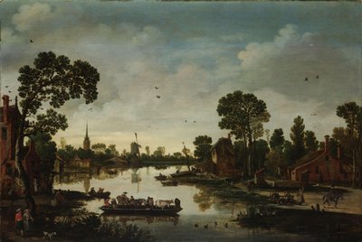 El transbordador de ganado
El transbordador de Esaias van de Velde