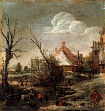 Invierno, siglo XVII de Esaias van de Velde