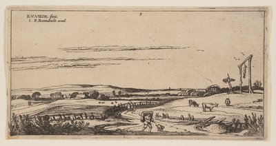 Paisaje con horca (cerca de Haarlem), de Paisajes de Esaias van den Velde I