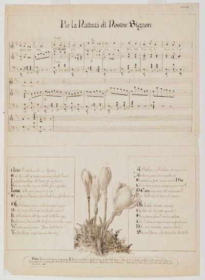 Cancionero Per la Nativita di Nostro Signore, c.1868-1882 de Esther Frances Alexander